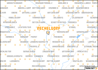 map of Recheldorf