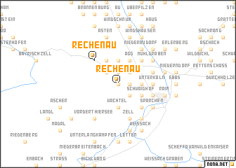 map of Rechenau