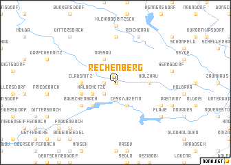 map of Rechenberg