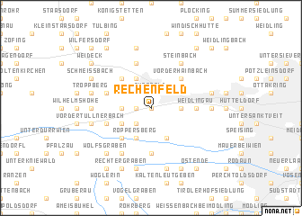 map of Rechenfeld