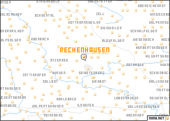 map of Rechenhausen