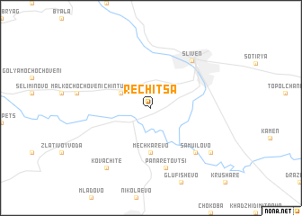 map of Rechitsa