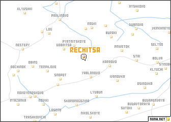 map of Rechitsa