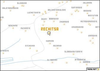 map of Rechitsa