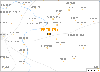 map of Rechitsy