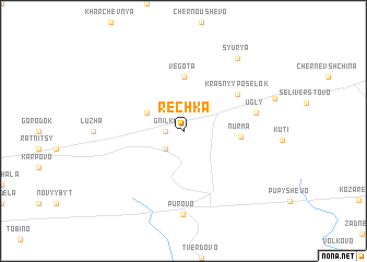 map of Rechka