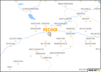 map of Rechka