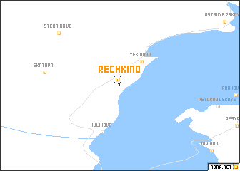 map of Rechkino