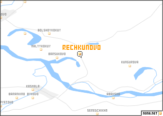 map of Rechkunovo