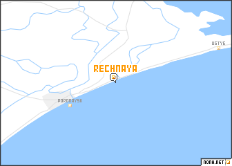 map of Rechnaya