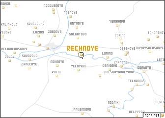 map of Rechnoye