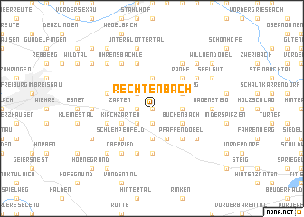 map of Rechtenbach