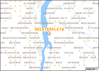 map of Rechtenfleth