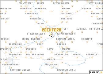 map of Rechtern