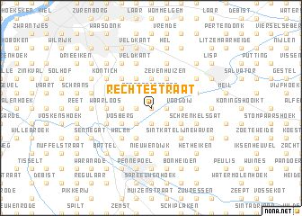 map of Rechtestraat