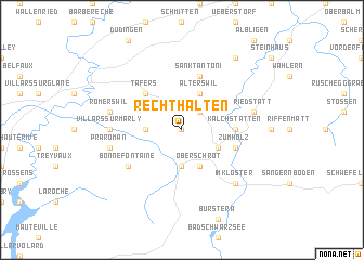 map of Rechthalten