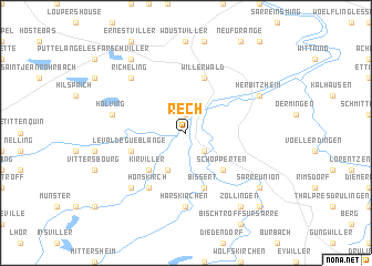 map of Rech