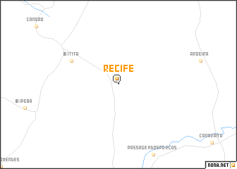 map of Recife