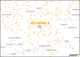 map of Rečka Maala