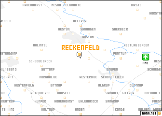 map of Reckenfeld