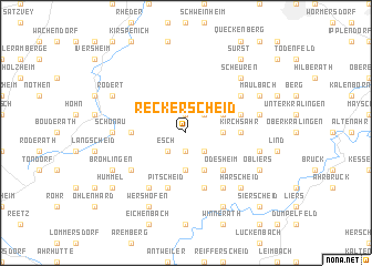 map of Reckerscheid