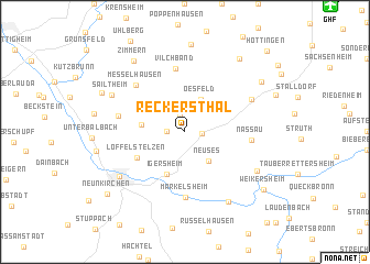 map of Reckersthal