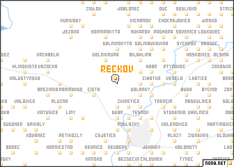 map of Rečkov