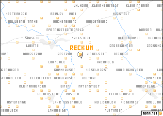 map of Reckum