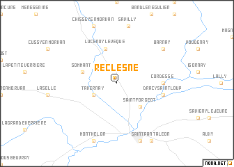 map of Reclesne