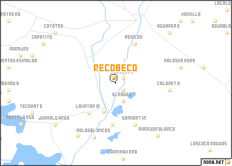 map of Recobeco