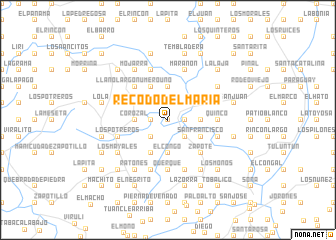 map of Recodo del María