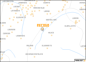 map of Recodo