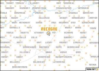 map of Recogne