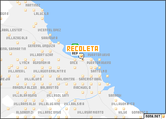 map of Recoleta