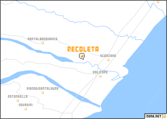 map of Recoleta