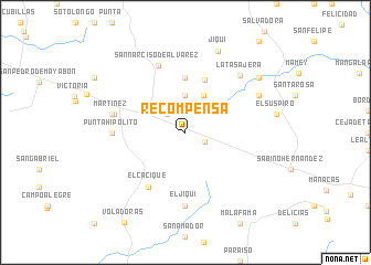 map of Recompensa