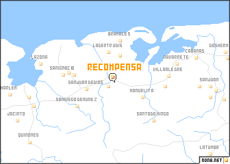 map of Recompensa