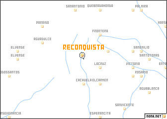 map of Reconquista