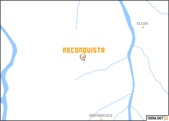 map of Reconquista