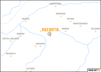 map of Reconta