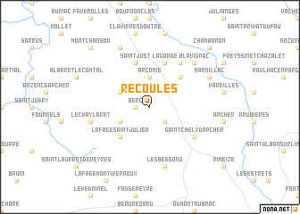 map of Recoules