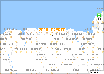 map of Recovery Pen
