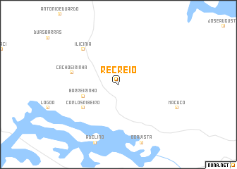 map of Recreio