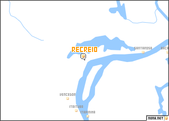 map of Recreio