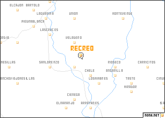 map of Recreo