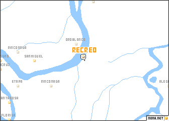 map of Recreo