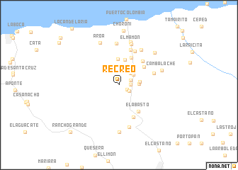 map of Recreo