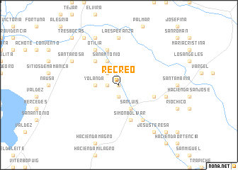 map of Recreo