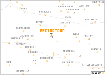 map of Rectortown