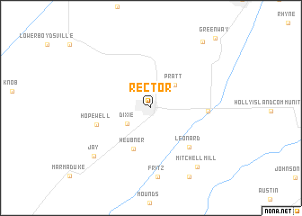 map of Rector